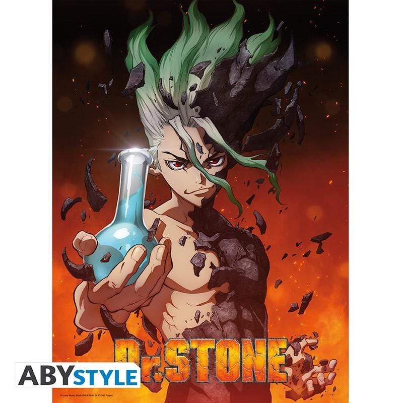 Dr Stone Senku 52X38 cm Poster by Abysse