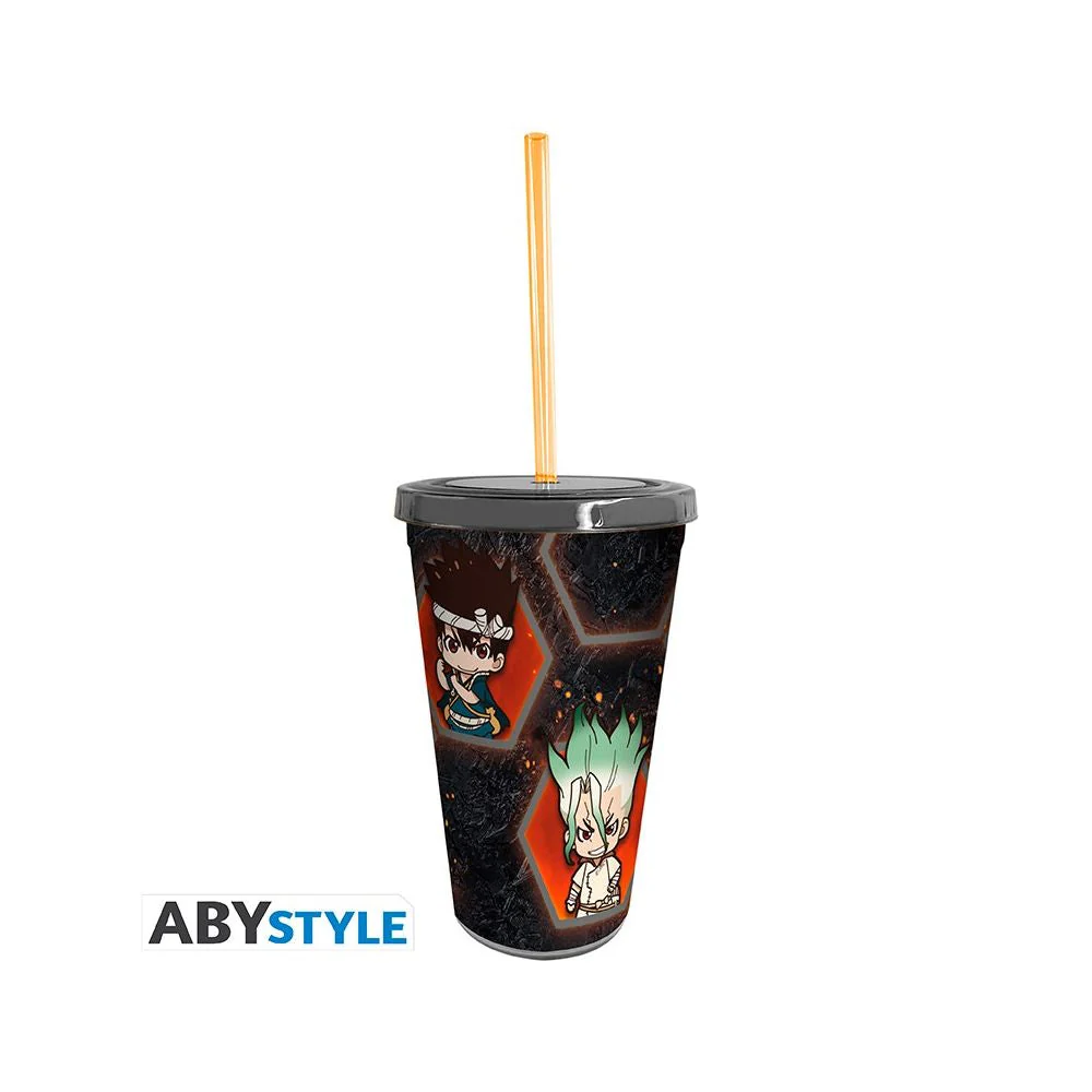 DR STONE - Tumbler with straw - 470ml - SD Group