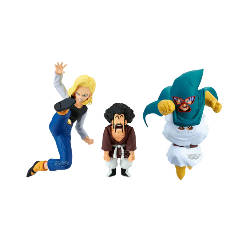 Dragon Ball Z Match Makers Mighty Mask Vs Android 18 Vs Mr. Satan  Match Makers By Banpresto - Image 2