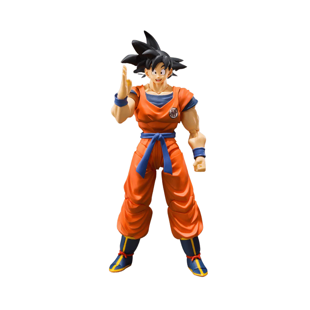 Dragon Ball Z SON GOKU A SAIYAN RAISED ON EARTH S.H Figuarts Action Figure by Bandai Tamashii