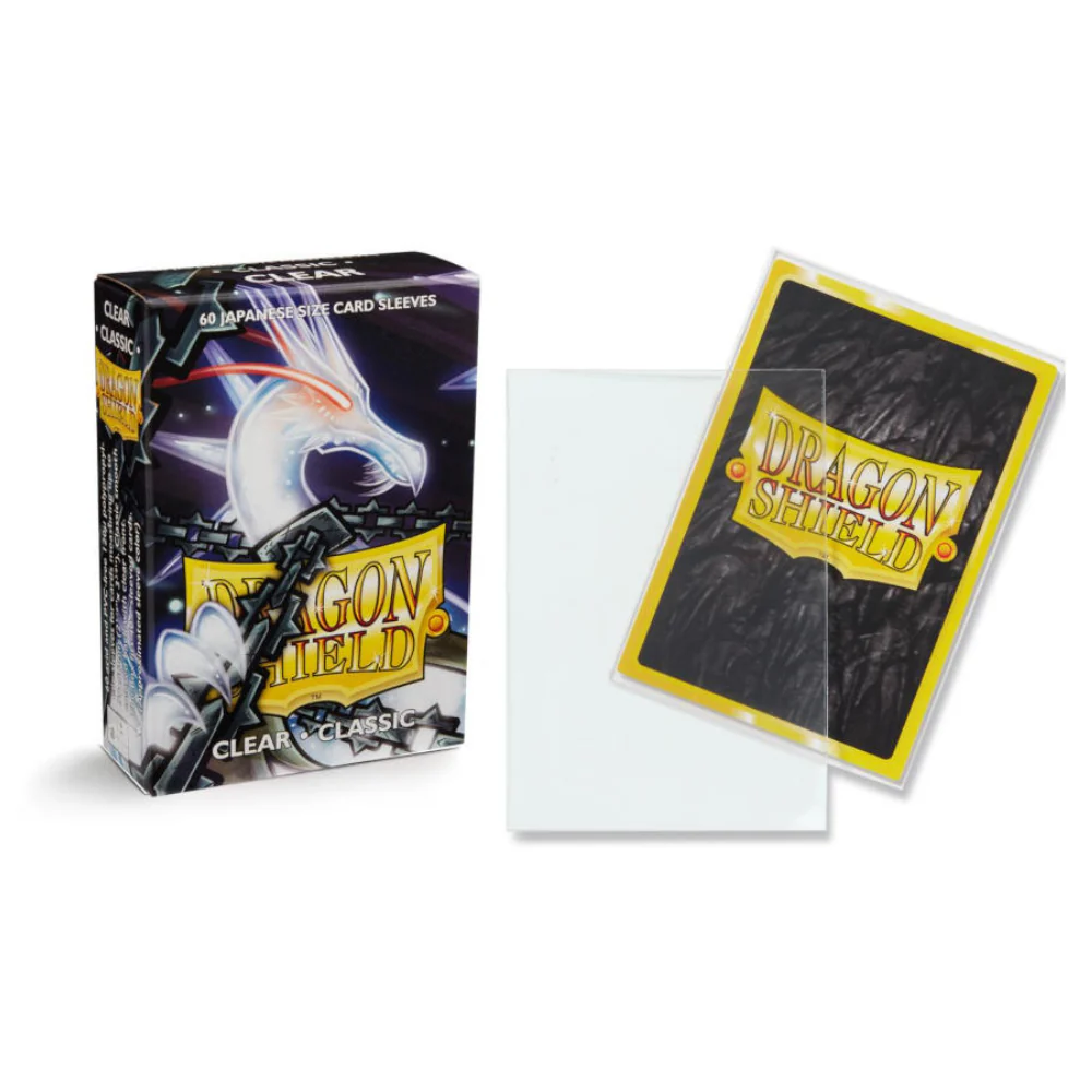 Dragon Shield Japanese Art Sleeves - Classic Clear (60 Sleeves)