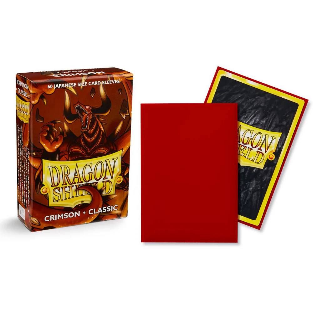 Dragon Shield Japanese Art Sleeves - Classic Crimson (60 Sleeves)