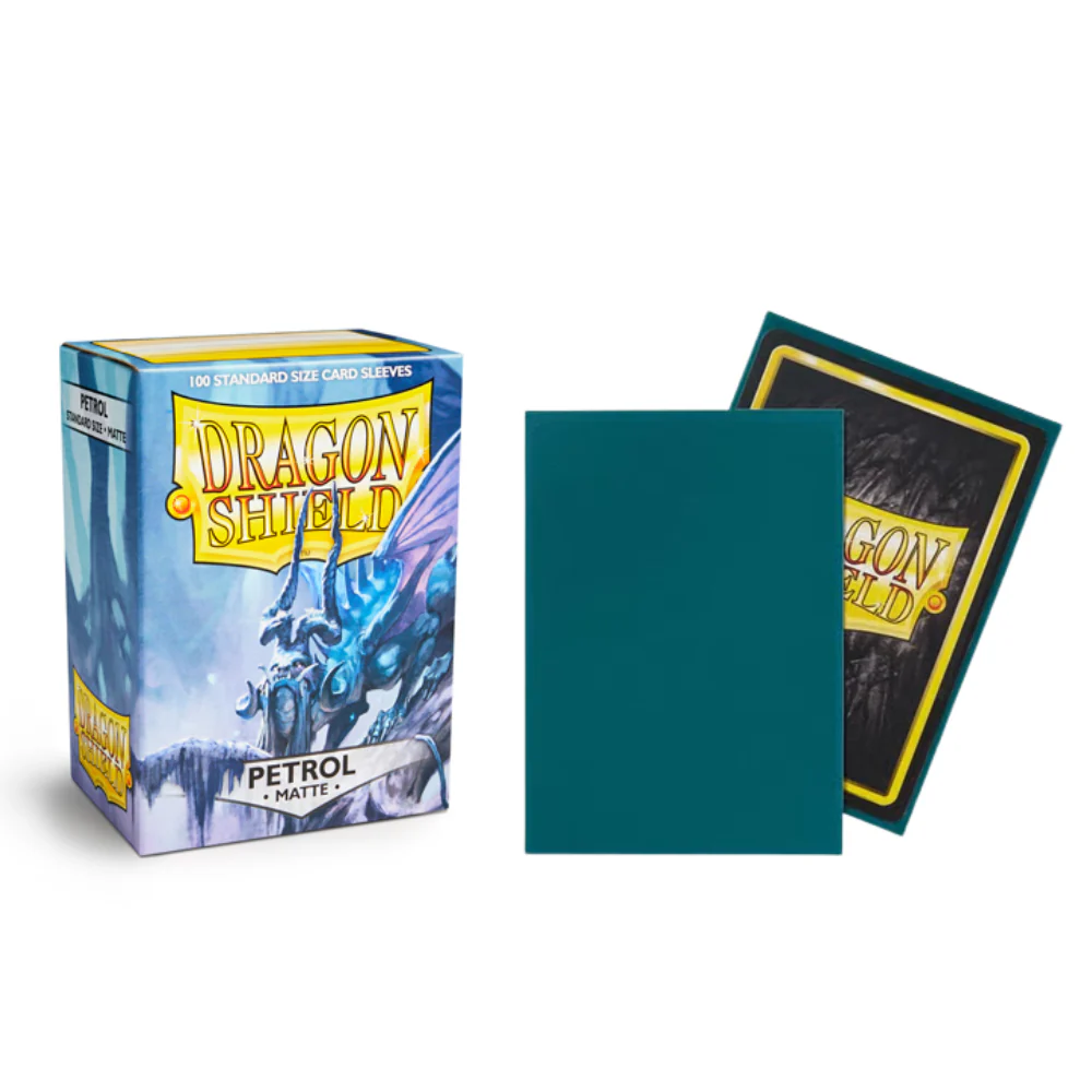 Dragon Shield Standard Sleeves - Matte Petrol (100 Sleeves)
