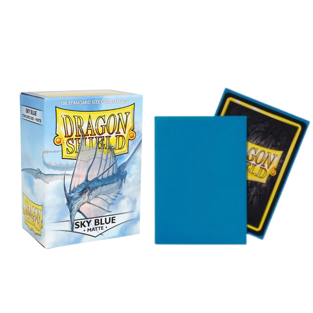 Dragon Shield Standard Sleeves - Matte Sky Blue (100 Sleeves)