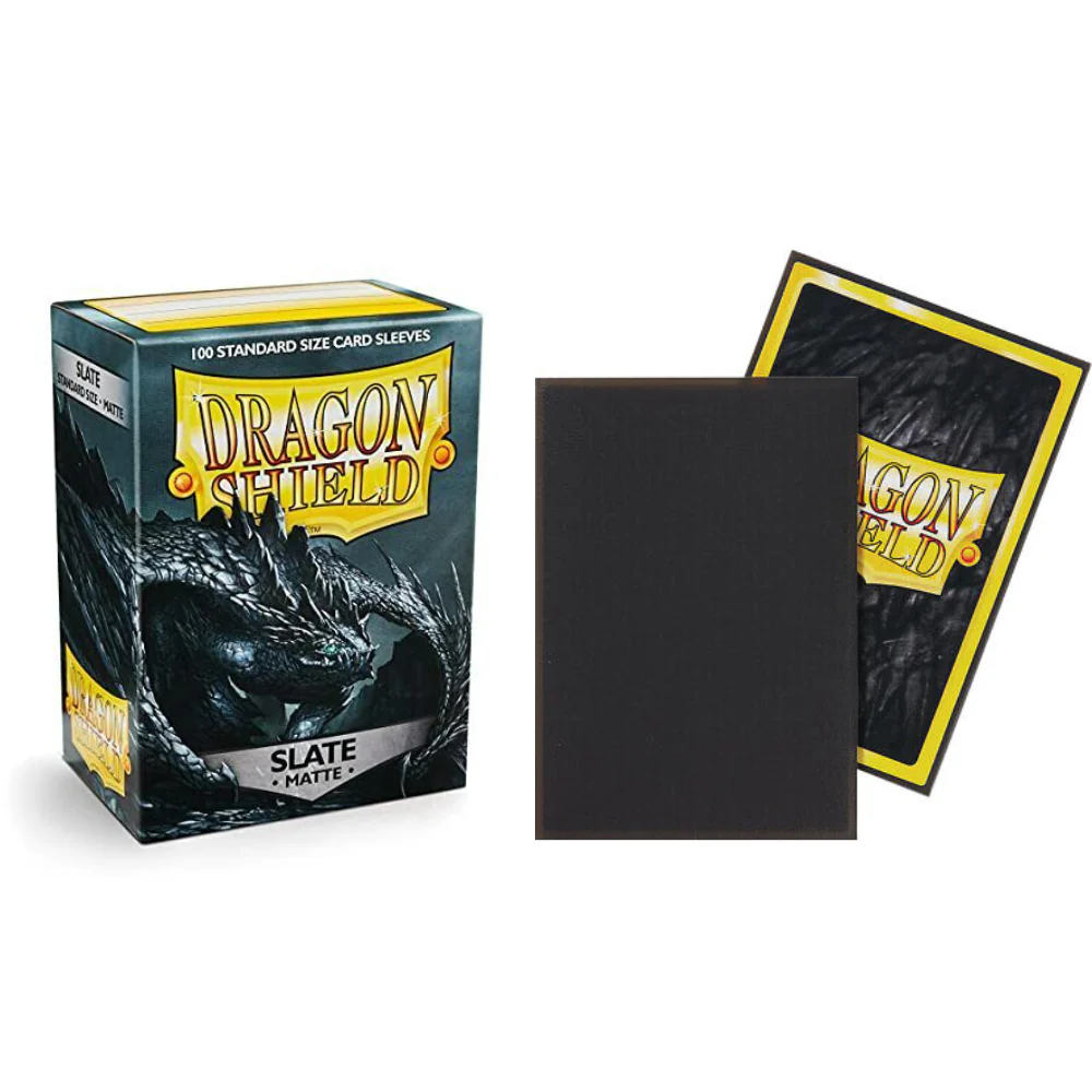 Dragon Shield Standard Sleeves - Matte Slate (100 Sleeves)