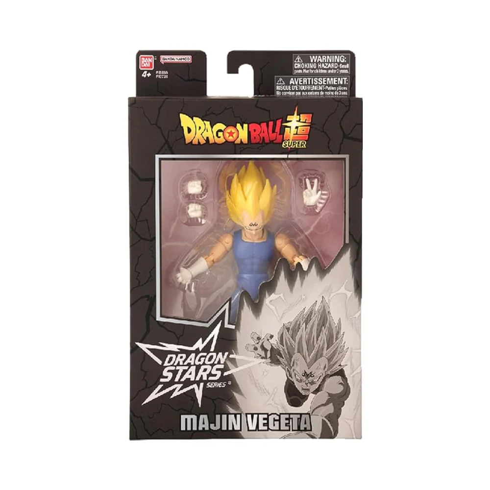 DRAGONBALL STARS MAJIN VEGETA 6.5" ANIME HEROES ACADEMIA ACTION FIGURE BY BANDAI