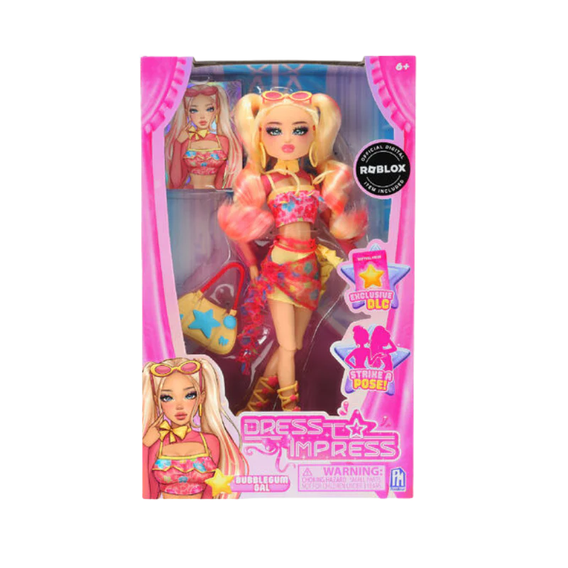 DRESS TO IMPRESS - Fashion Doll - Bubble Gum Gal - Image 2