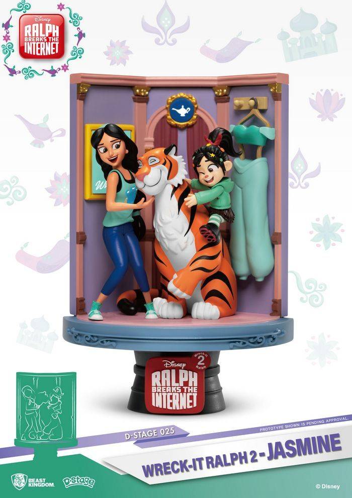 Disney Wreck-It Ralph 2: Jasmine Diorama Stage by Beast Kingdom (DS-025) - Image 4