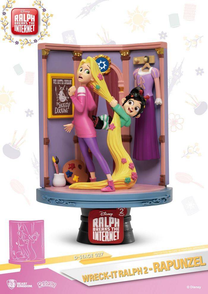 Disney Wreck-It Ralph 2: Rapunzel Diorama Stage by Beast Kingdom (DS-027) - Image 2