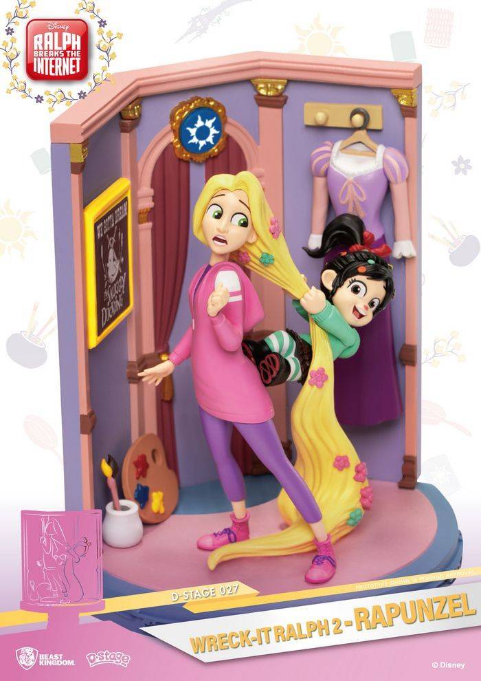 Disney Wreck-It Ralph 2: Rapunzel Diorama Stage by Beast Kingdom (DS-027) - Image 3