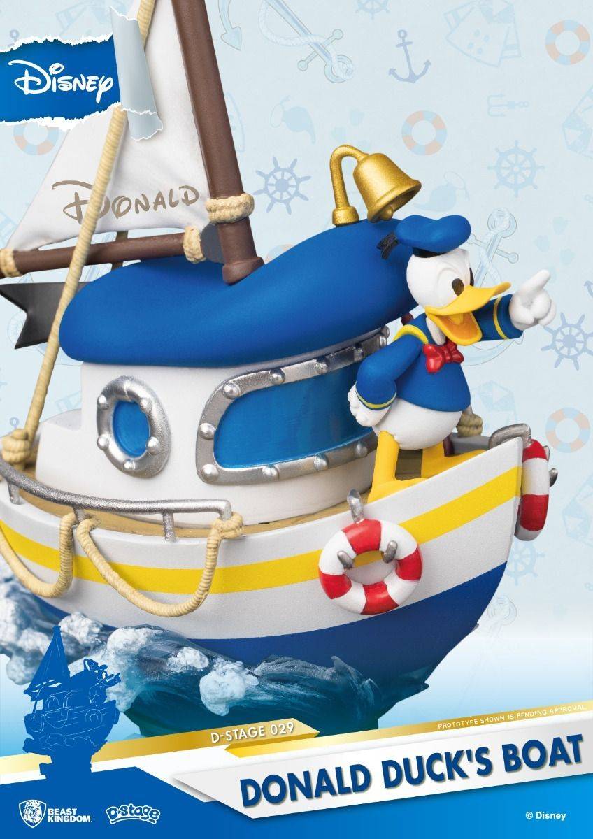 Disney Donald Duck's Boat Diorama Stage by Beast Kingdom (DS-029) - Image 2