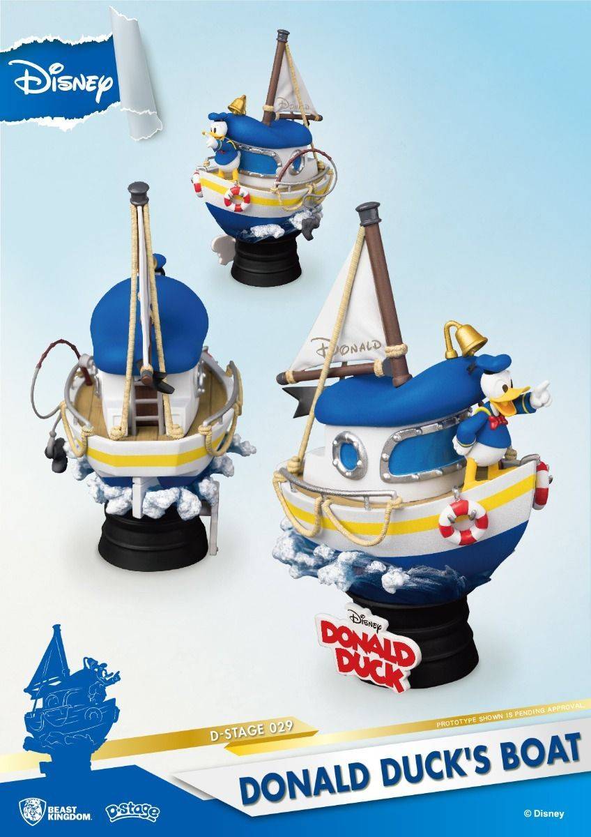 Disney Donald Duck's Boat Diorama Stage by Beast Kingdom (DS-029) - Image 3