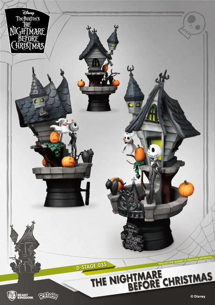 The Nightmare Before Christmas Diorama Stage-035 by Beast Kingdom - Image 4