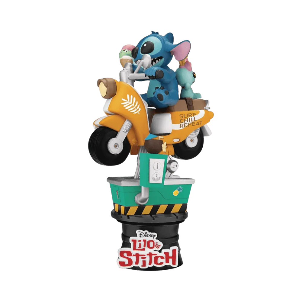 Lilo & Stitch D-Stage DS-041 Stitch & Scrump Coin Ride (Reissue) Figure By Beast Kingdom