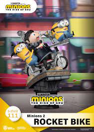 Minions 2: Minions Rocket Bike The Rise of Gru DS-111 D-Stage Diorama Figure by Beast Kingdom - Image 3