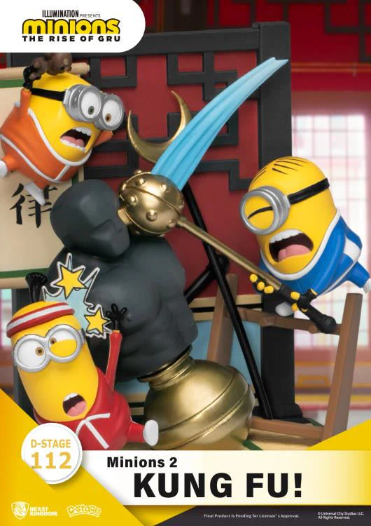 Minions 2: Minions Kung Fu! The Rise of Gru DS-112 D-Stage Diorama Figure by Beast Kingdom - Image 2