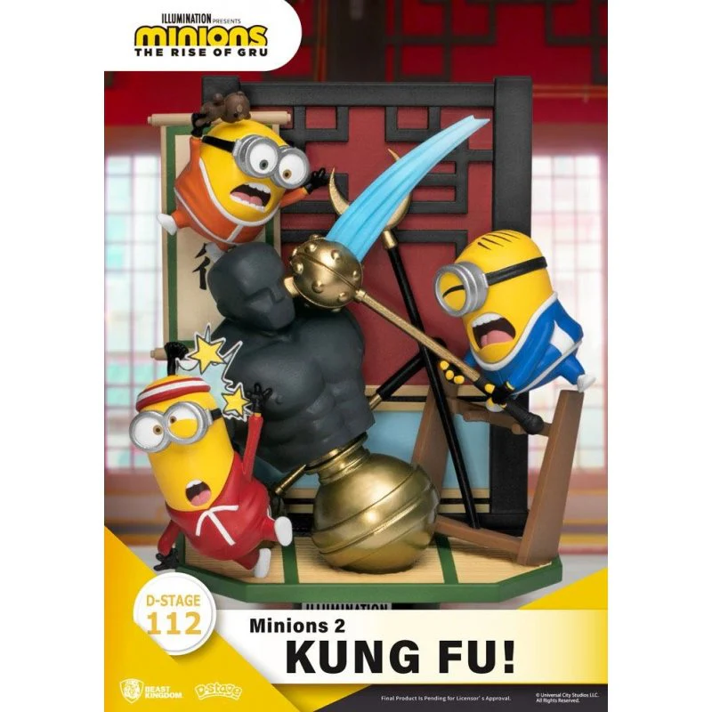 Minions 2: Minions Kung Fu! The Rise of Gru DS-112 D-Stage Diorama Figure by Beast Kingdom - Image 4