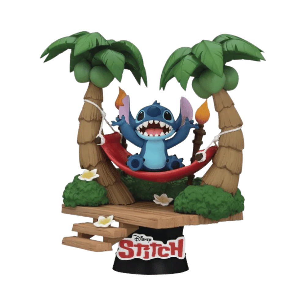 Stitch Hammock Diorama Stage DS-147 By Beast Kingdom