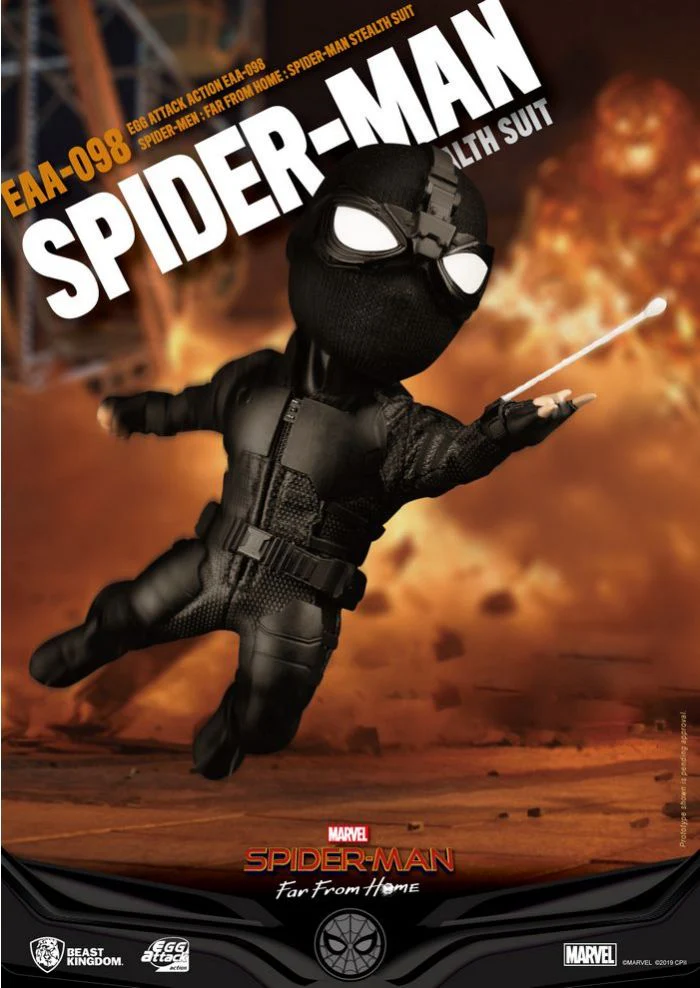 Spider-MAN Far from home - Spider-man Stealth suit Action Figure By Beast Kingdom (EAA-098) - Image 5