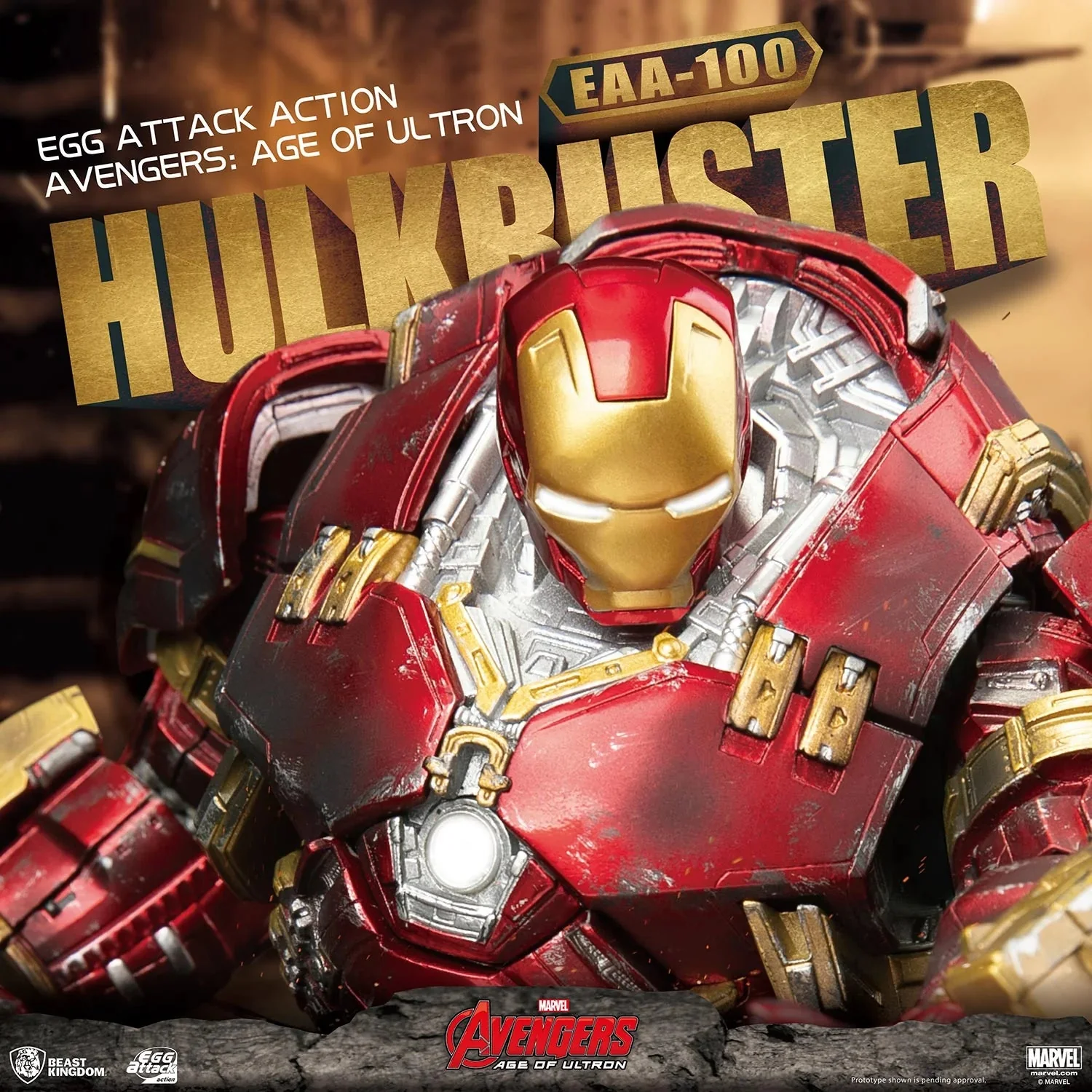 Marvel Avengers: Age of Ultron Hulkbuster Egg Attack Action Figure by Beast Kingdom (EAA-100) - Image 4