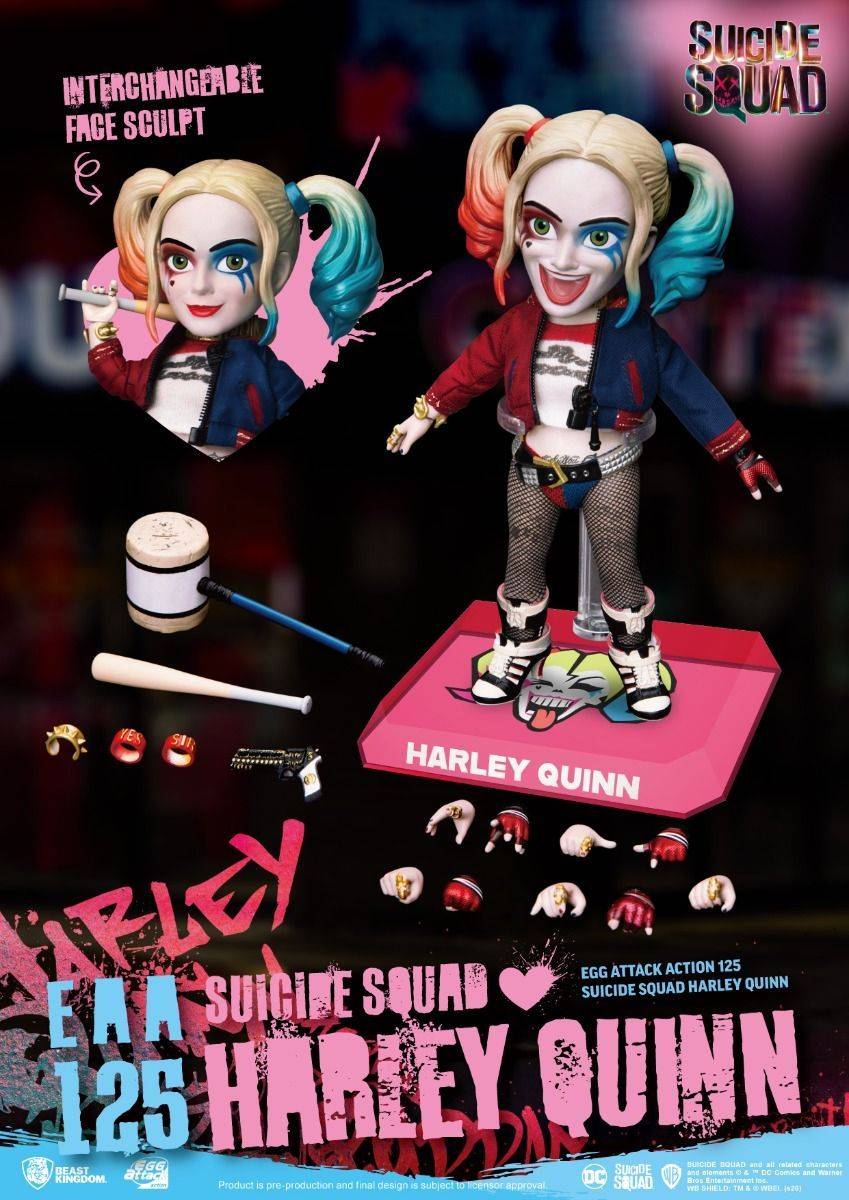 Suicide Squad Harley Quinn Egg Attack Action Figure by Beast Kingdom (EAA-125) - Image 3