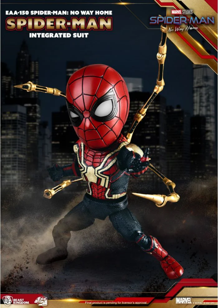 Spider-Man: No way home Spider-Man Integrated Suit Action Figure By Beast Kingdom (EAA-150) - Image 2