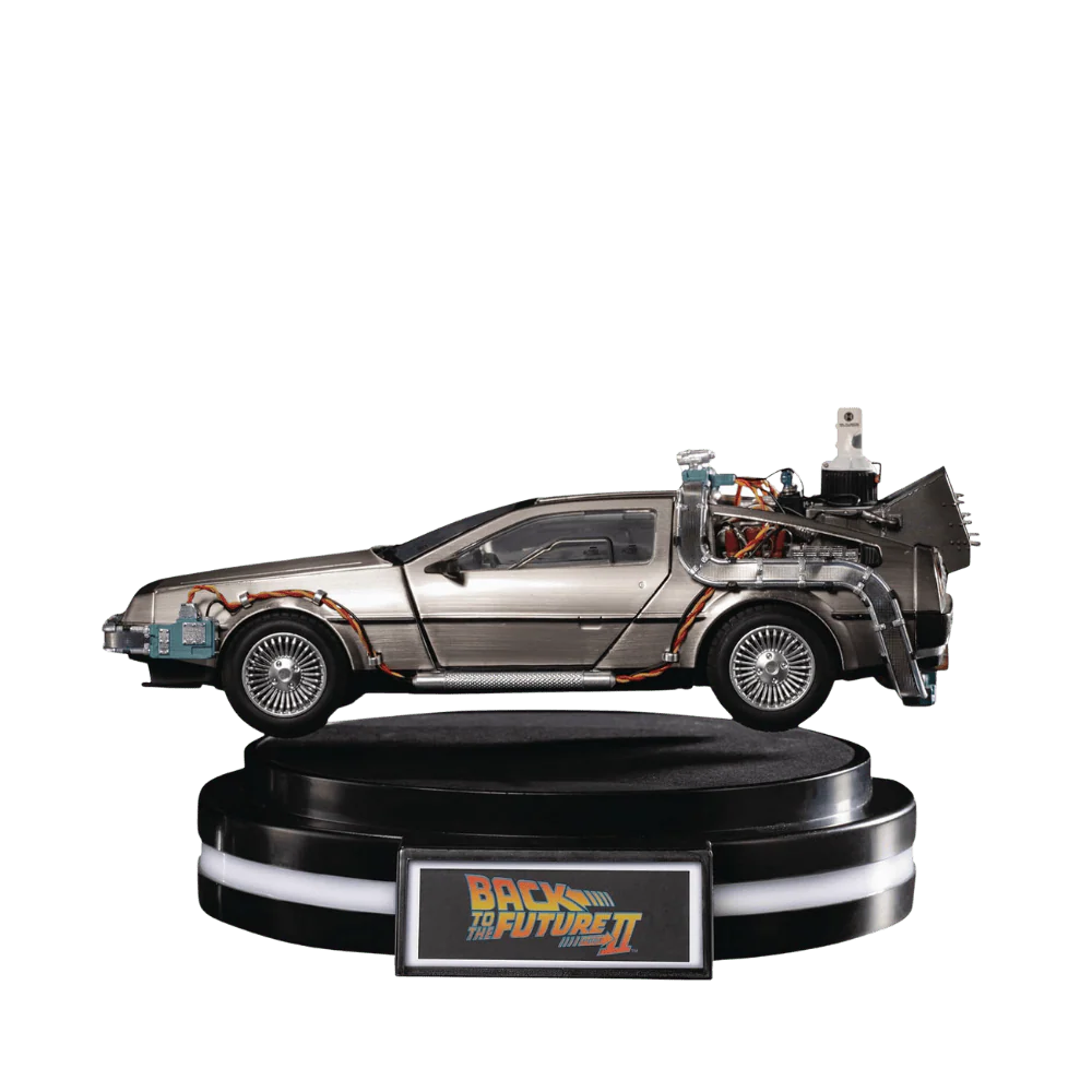 Back to the Future II Delorean Floating Egg Attack Floating - 005 By Beast Kingdom