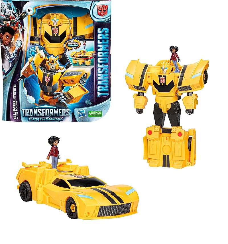 Transformers Earth Spark Spin Changer Bubmlebee Action Figure by Hasbro - Image 2