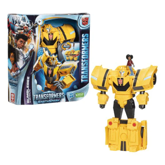 Transformers Earth Spark Spin Changer Bubmlebee Action Figure by Hasbro - Image 4