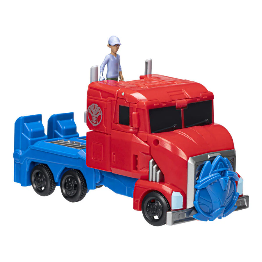 Transformers EarthSpark Spin Changer Optimus Prime and Robby Malto Action Figure by Hasbro - Image 3