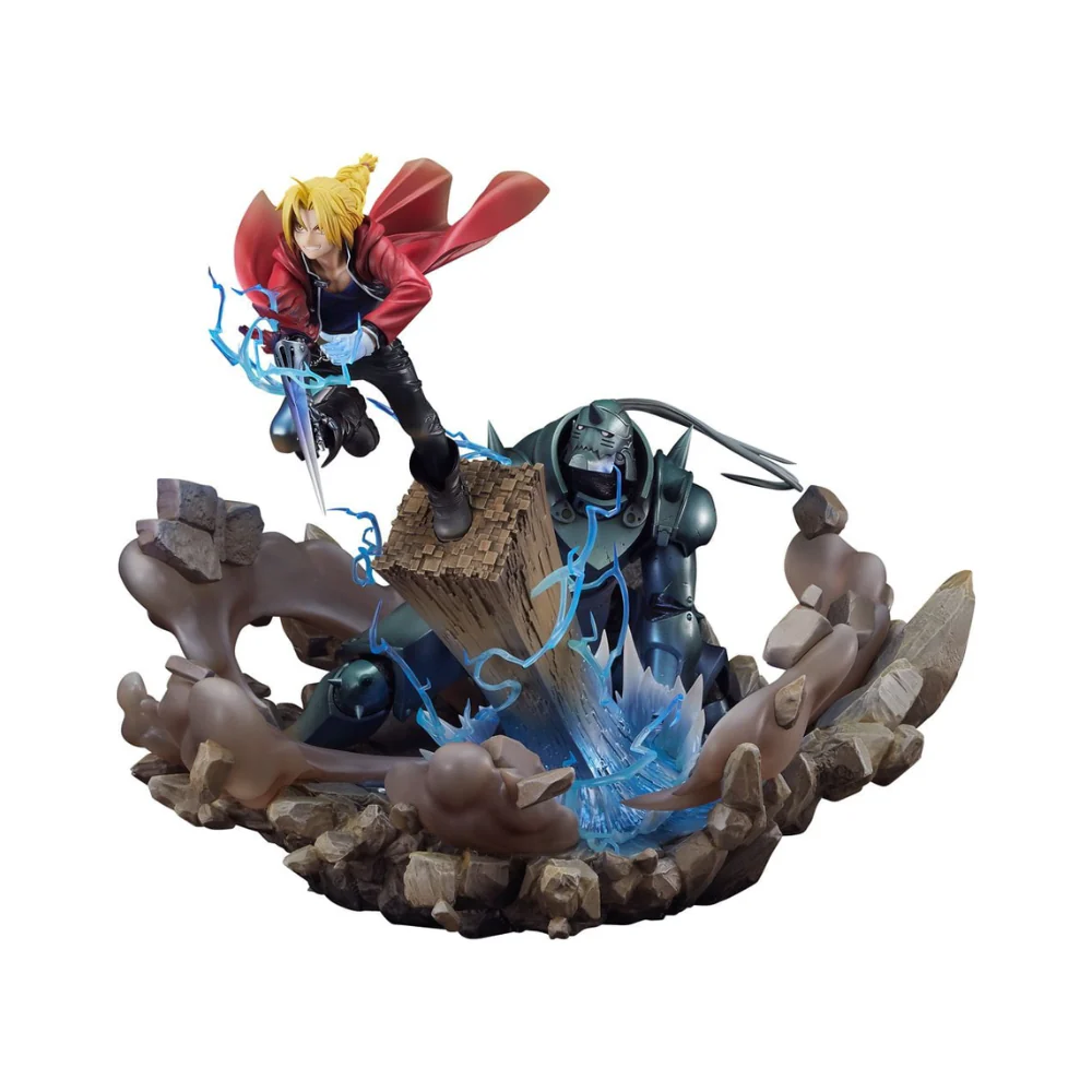 Full Metal Alchemist Edward Elric & Alphonse Elric Statue