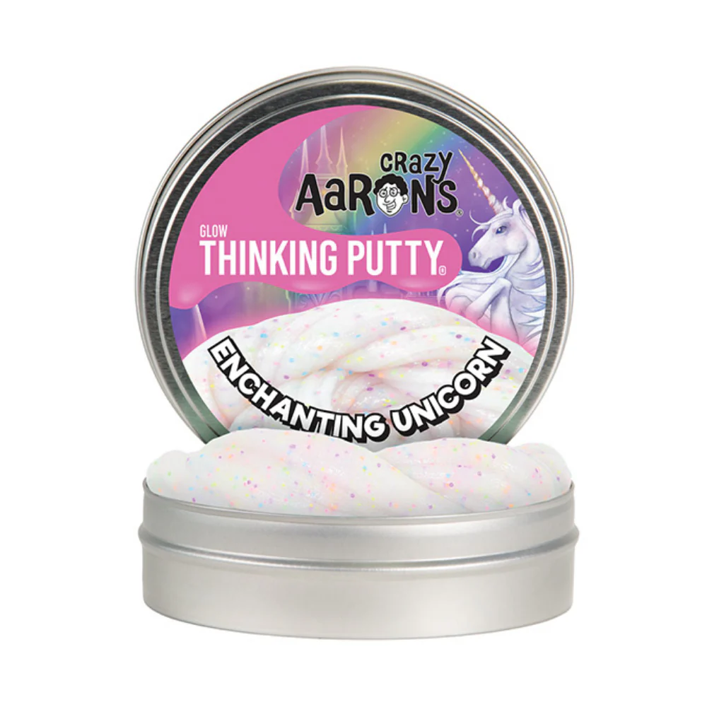 Crazy Aaron's Enhanting Unicorn Glowing Thinking Putty