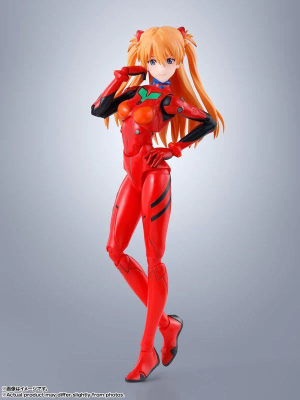 Evangelion ASUKA SHIKINAMI LANGLEY S.H. Figuarts Action Figure By Bandai Tamshii - Image 5