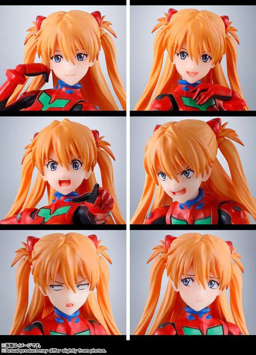 Evangelion ASUKA SHIKINAMI LANGLEY S.H. Figuarts Action Figure By Bandai Tamshii - Image 7