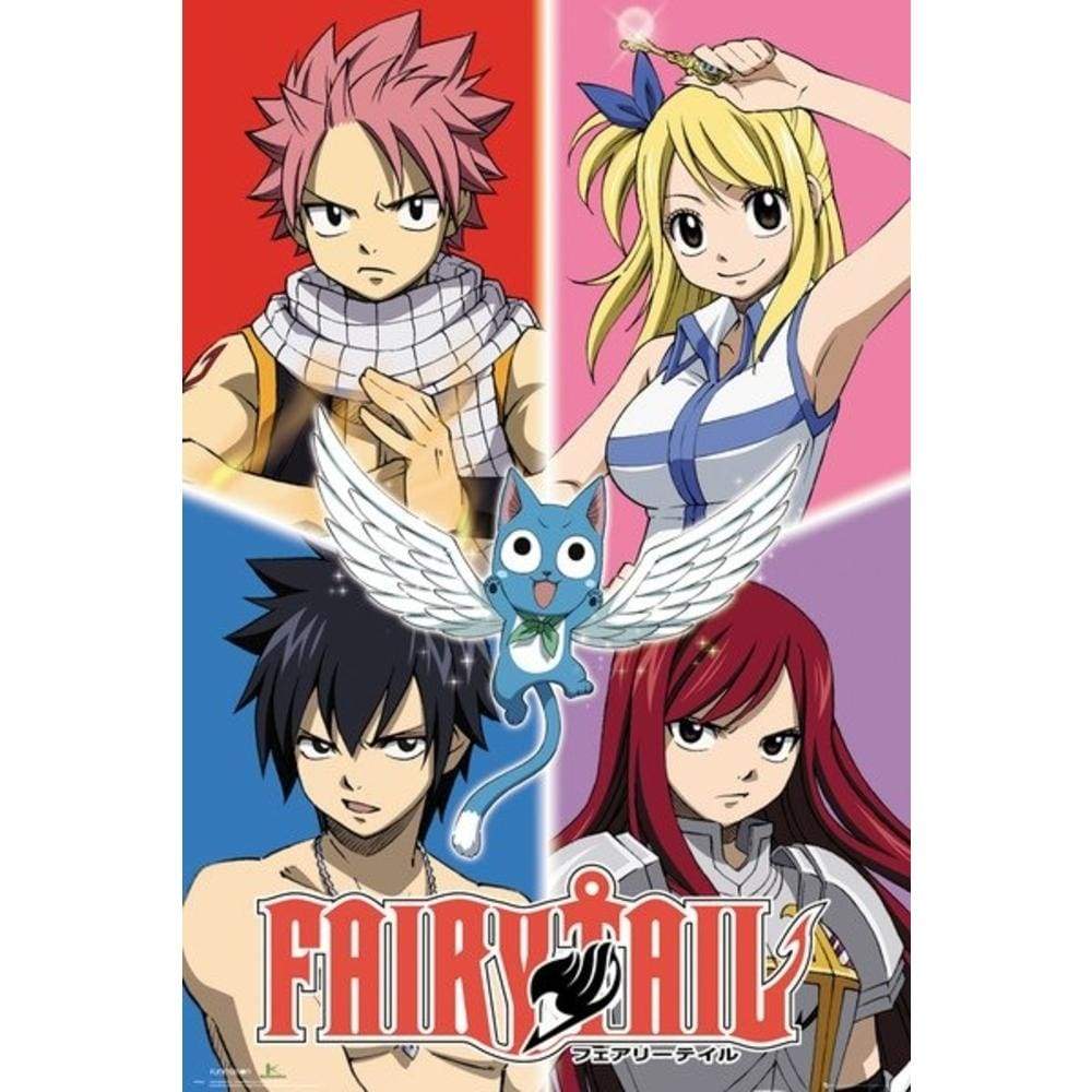 Fairy Tail "Quad" Poster