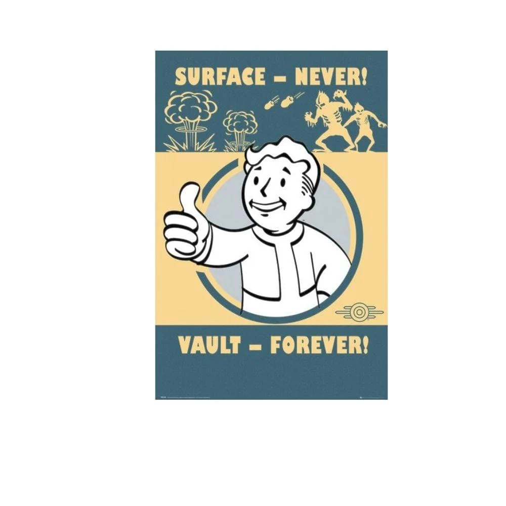 Fallout 4 Vault Forever Maxi Poster