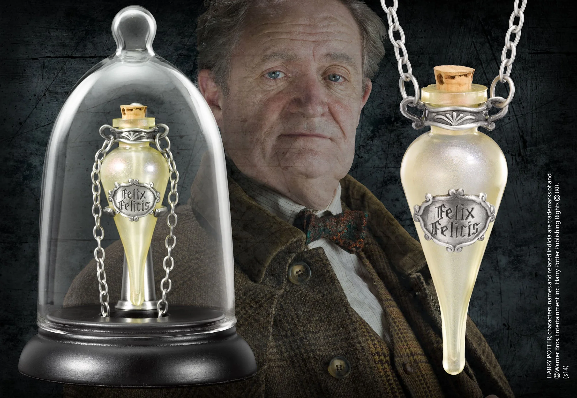 Harry Potter Felix Felicis Pendant and Display by The Noble Collection - Image 2