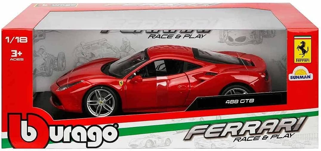 FERRARI R & P - Ferrari 488 GTB - 1/18  Diecast Cars by Bburago - Image 2