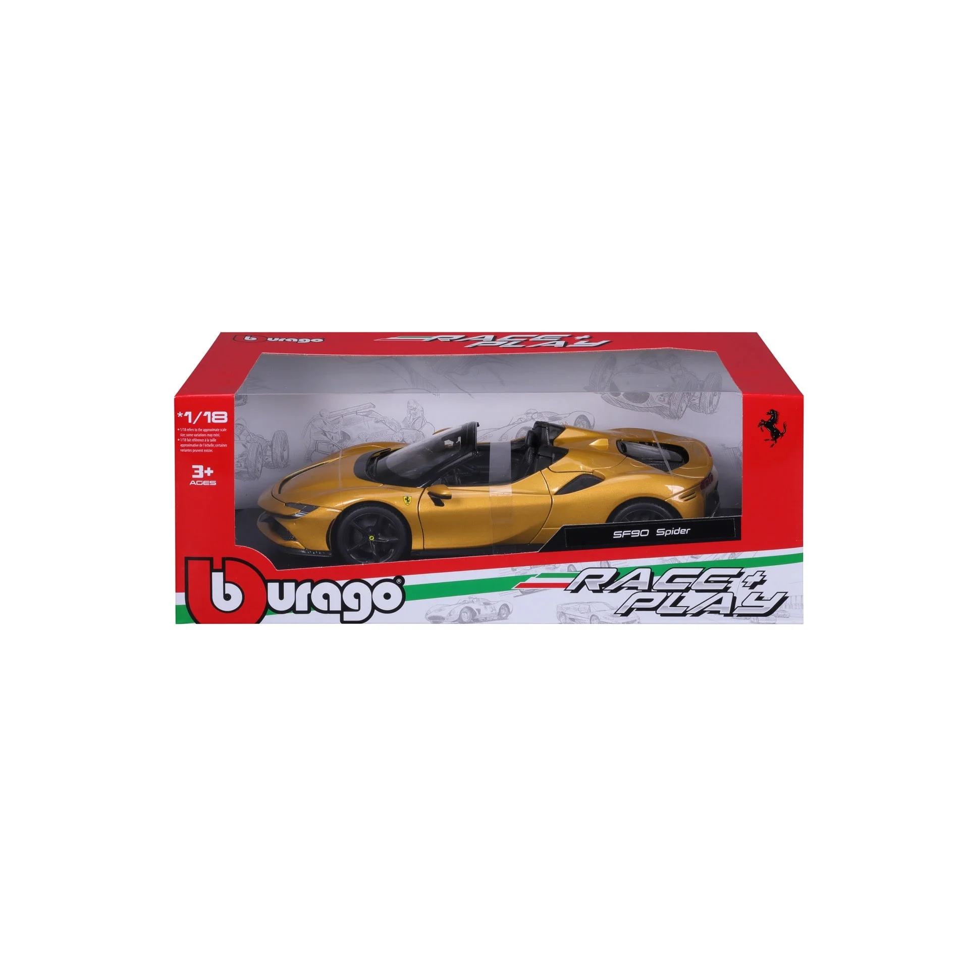 Ferrari R & P - SF90 Spider - 1/18 Diecast Cars by Bburago - Image 2
