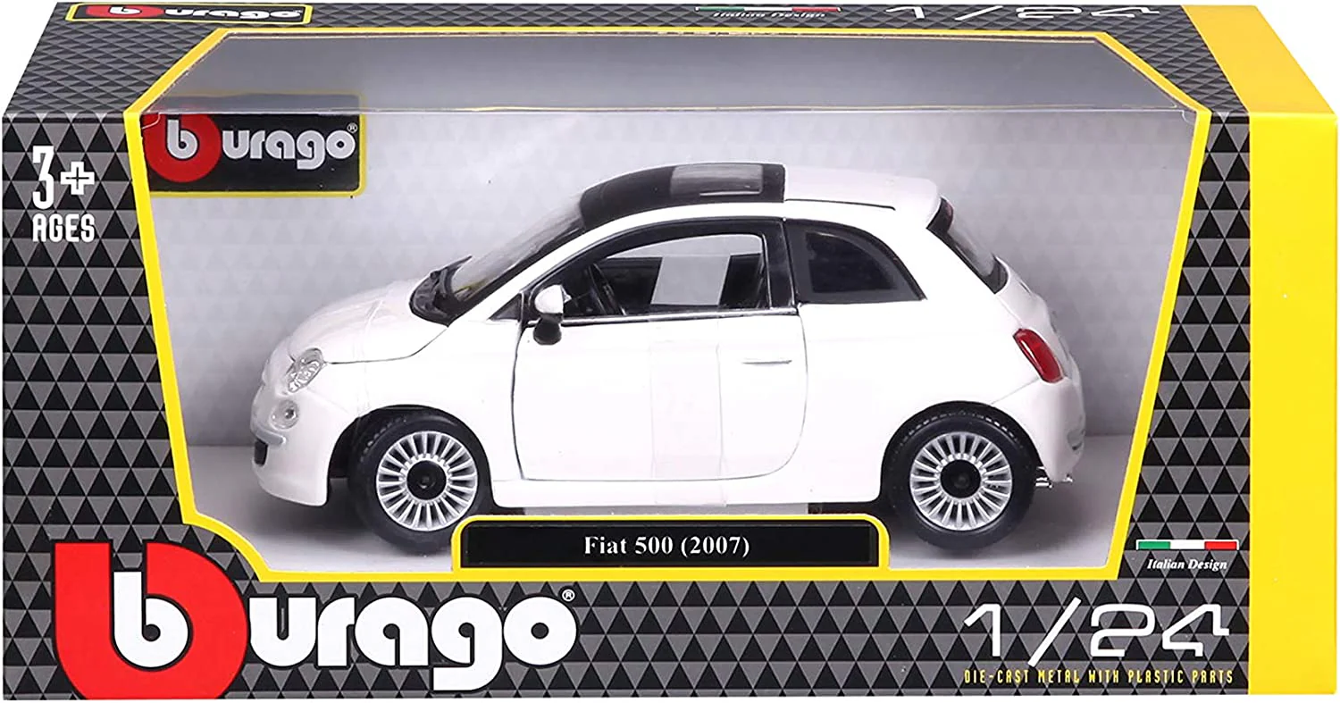 FIAT 500 - 1:24 Collezione (B) w/o stand Diecast Cars by Bburago - Image 2