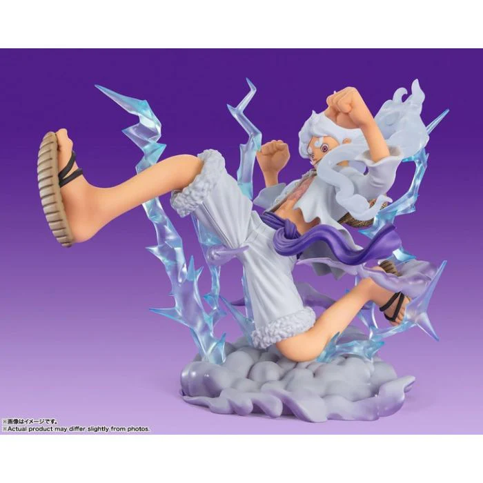One Piece Monkey D. Luffy - GEAR 5 Figuarts ZERO Giant Figure  By Bandai Tamashii - Image 4