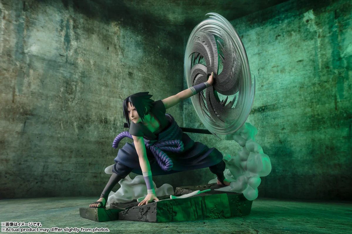 Naruto Shippuden Extra Battle Sasuke Uchiha (The Light & Dark of the Mangekyo Sharingan) FiguartsZERO By Bandai Tamashii - Image 4
