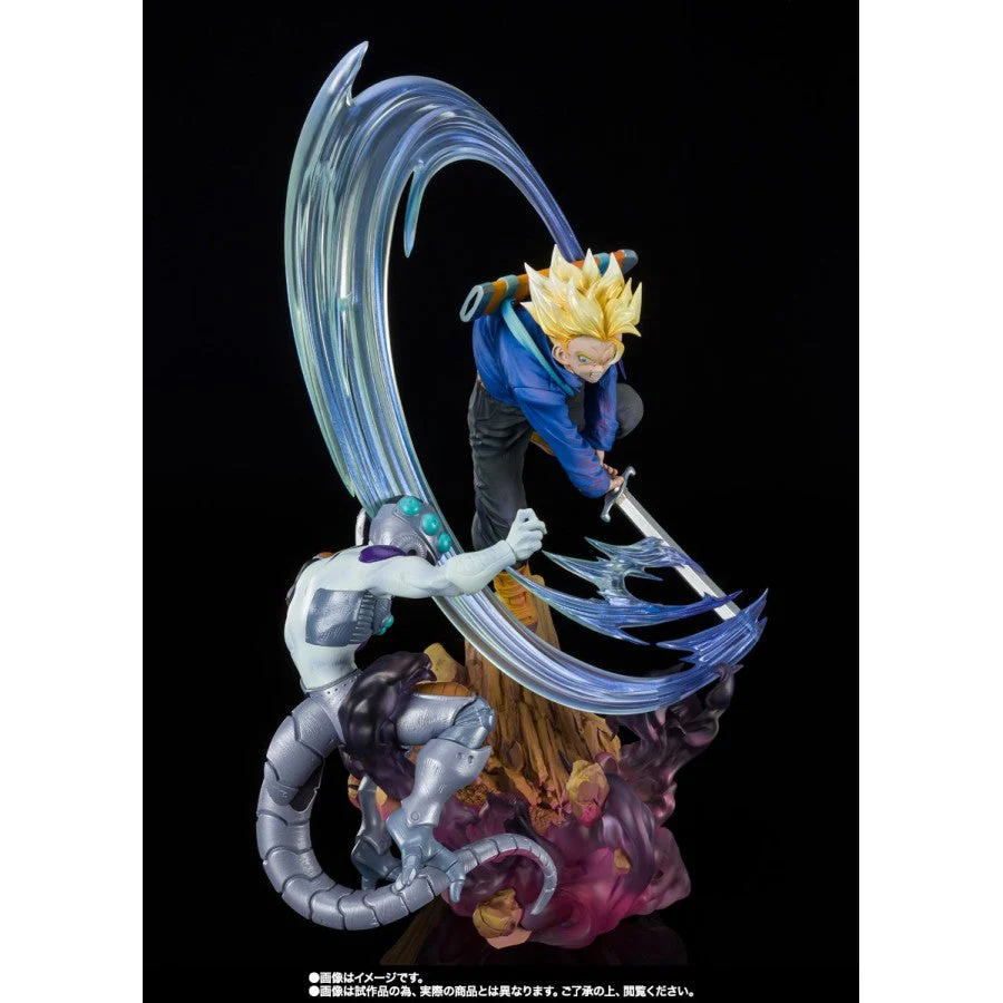 Dragon Ball Z Super Saiyan Trunks Figuartszero [Extra Battle] The Second Super Saiyan Statue by Bandai - Image 3