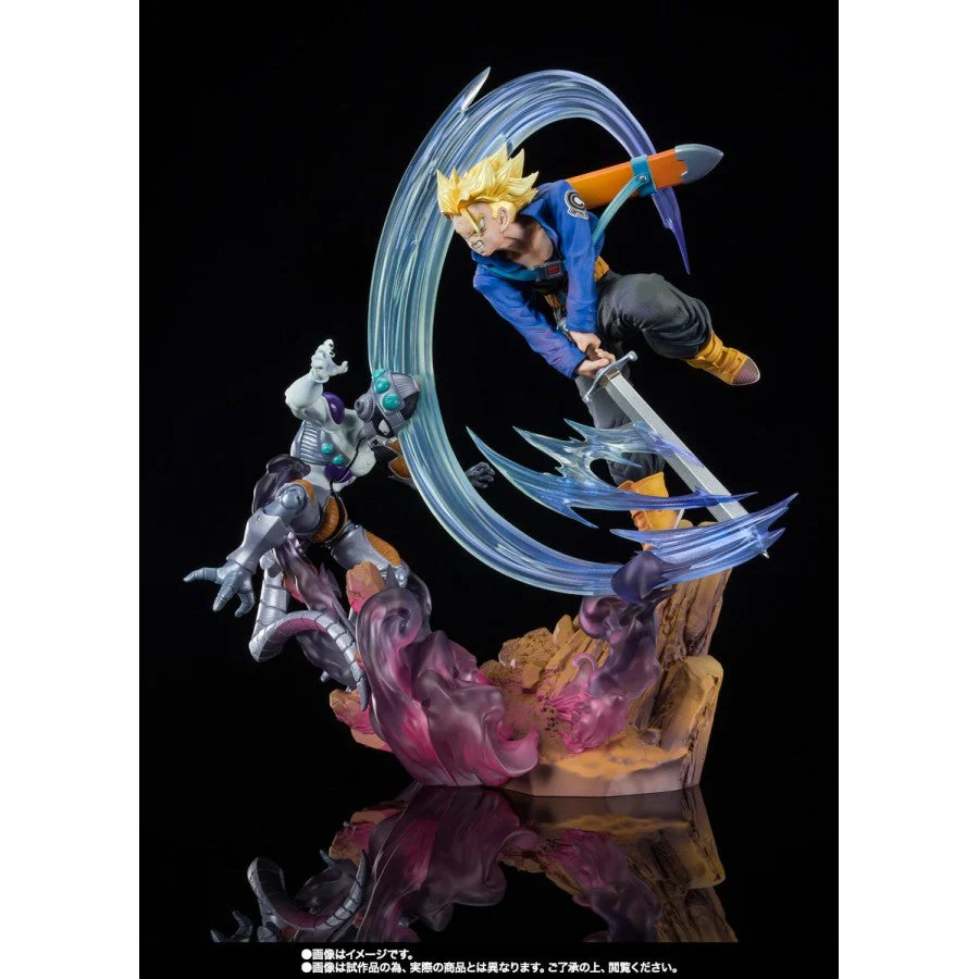 Dragon Ball Z Super Saiyan Trunks Figuartszero [Extra Battle] The Second Super Saiyan Statue by Bandai - Image 4