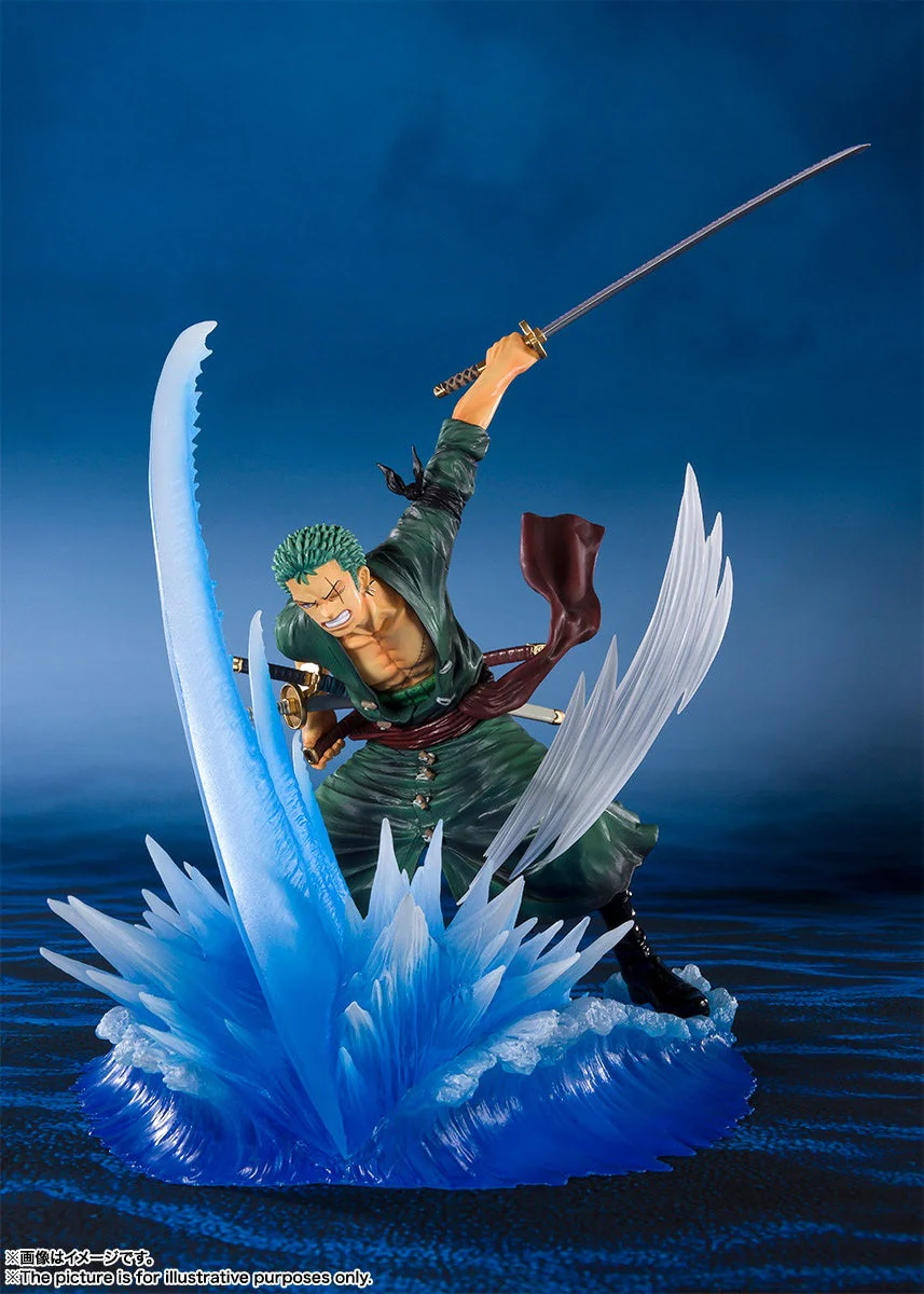 One Piece Roronoa Zoro 1/12 Scale Figuarts Zero Statue by Bandai Tamashii - Image 3