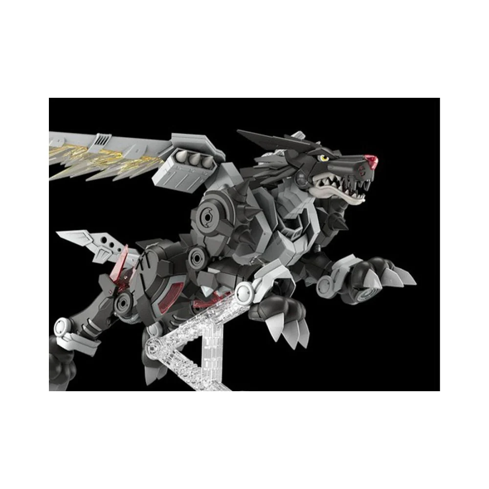 Figure-rise Standard Digimon Amplified Metal Garurumon Black - Image 2