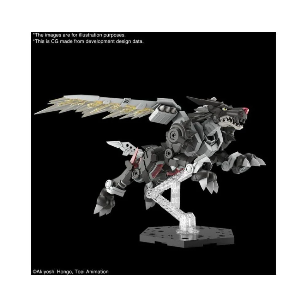 Figure-rise Standard Digimon Amplified Metal Garurumon Black - Image 3