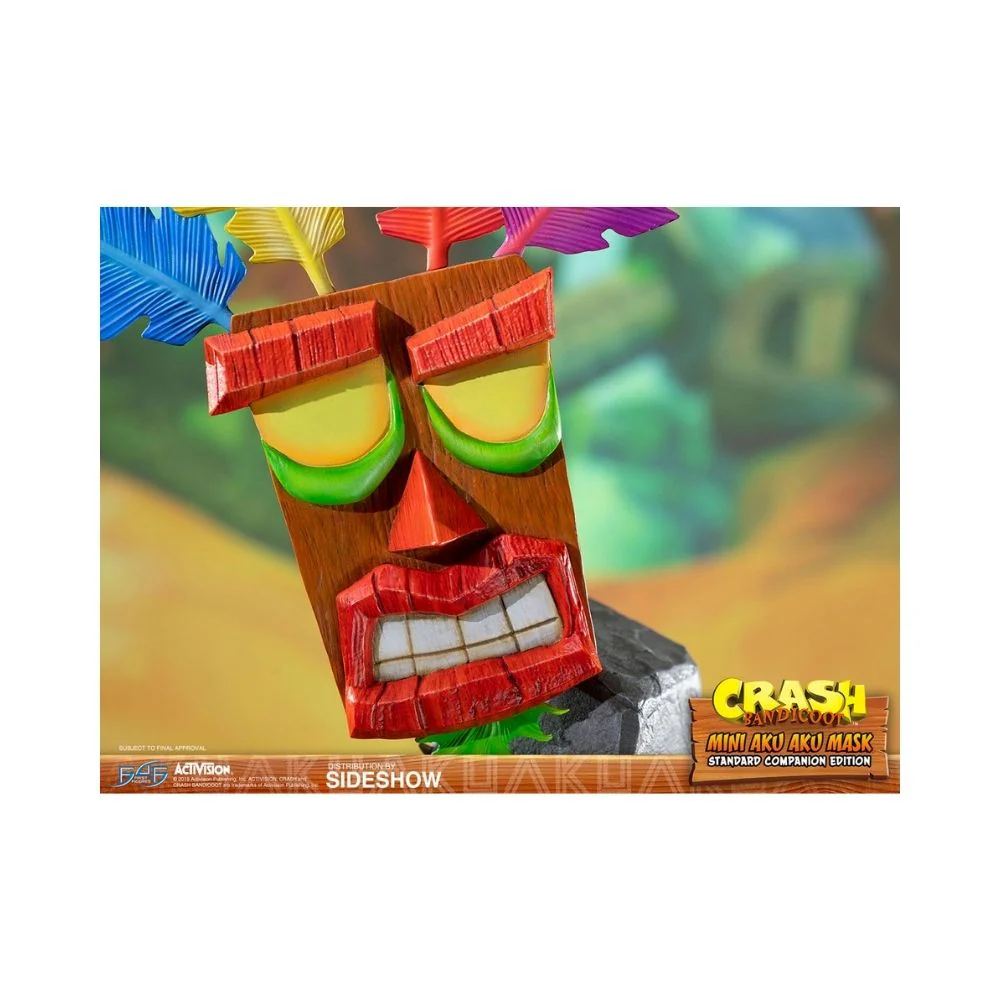 First 4 Figures : Crash Bandicoot - Mini Aku Aku Mask Standard - Image 2