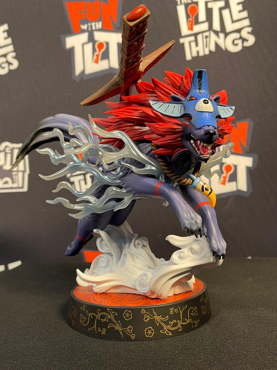 Okami Oki Wolf Form PVC Statue Standard Version by First 4 Figures [Damaged Box] - Image 2
