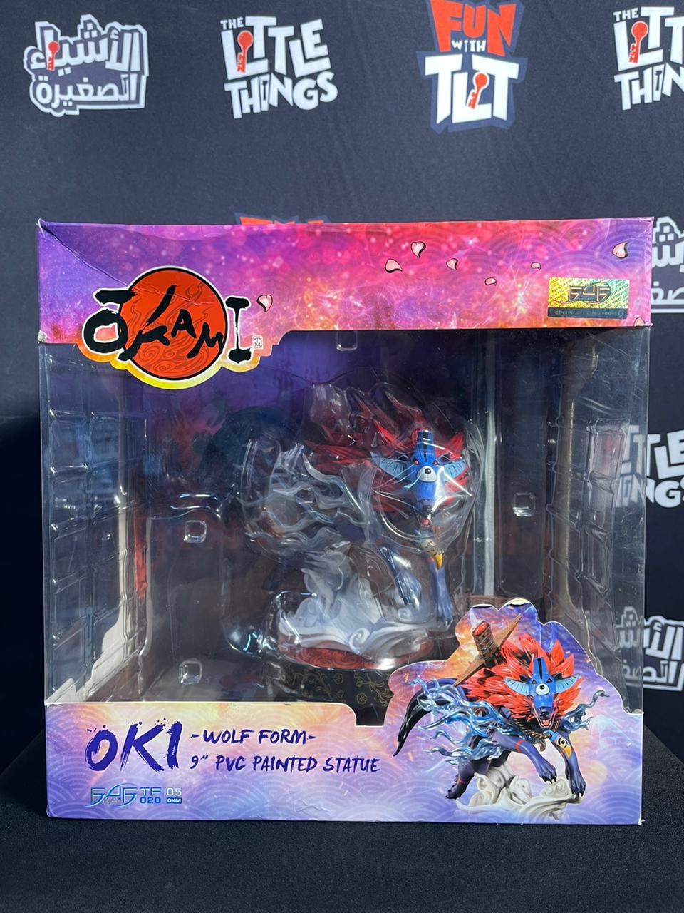 Okami Oki Wolf Form PVC Statue Standard Version by First 4 Figures [Damaged Box] - Image 5